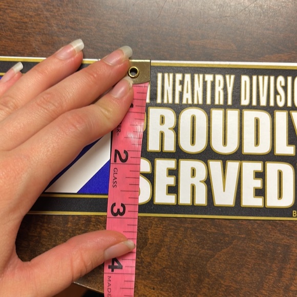 3rd Infantry Division Proudly Served! Bumper sticker - Picture 3 of 4